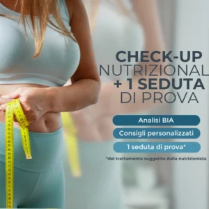 Check-up nutrizionale con BIA + 1 seduta di prova a 39€