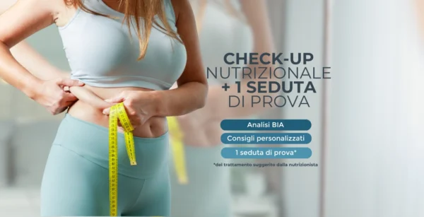 Check-up nutrizionale con BIA + 1 seduta di prova a 39€